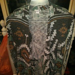 EUC Xhilaration Cardigan Kimono cover up SZ M